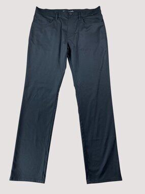 Travis Mathew Open To Close Golf Pants Mens 34x32 Black Performance 5-Pkt 1MT435